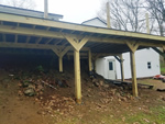 Large Trex deck project in Litchfield